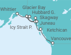 Itinerario del Crucero Alaska - NCL Norwegian Cruise Line
