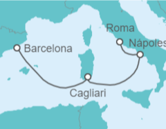 Itinerario del Crucero Italia - Costa Cruceros
