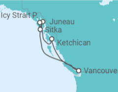 Itinerario del Crucero Alaska - Royal Caribbean