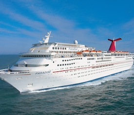Los cruceros más buscados a bordo del Carnival Paradise