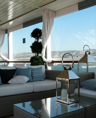 Restaurante Pullmantur con vistas