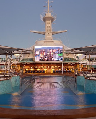 Pantalla gigante al aire libre