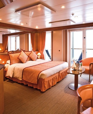 Gran Suite con balcón sobre el mar