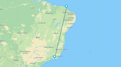 Río de Janeiro y Fortaleza