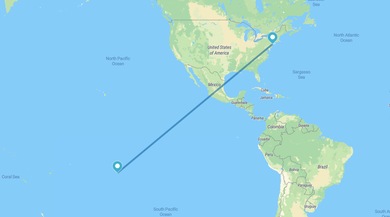 Nueva York y Tahití