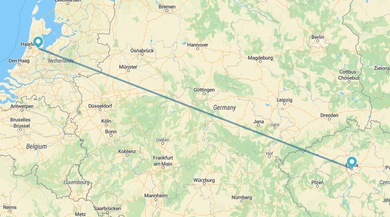 Praga y Ámsterdam en avión