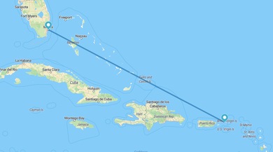 Miami y Saint Thomas