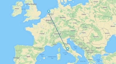 Roma y Ámsterdam