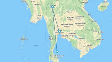 Bangkok, Chiang Mai y Koh Samui