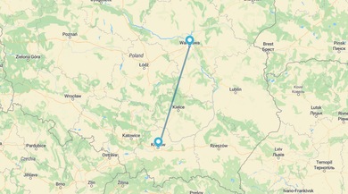 Cracovia y Varsovia