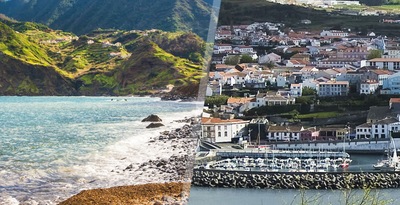 Faial y Terceira en avión