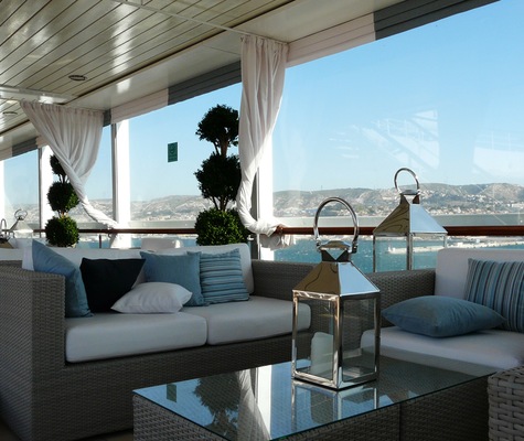 Restaurante Pullmantur con vistas