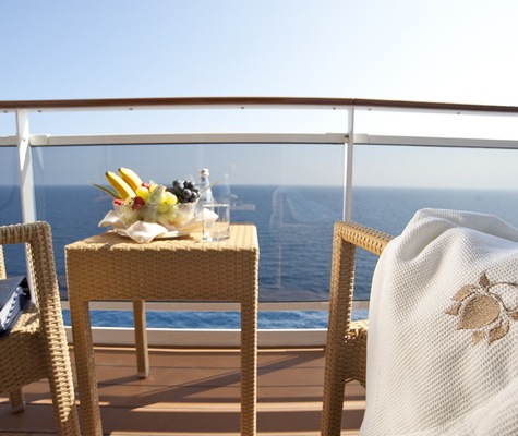MSC Splendida - balcon