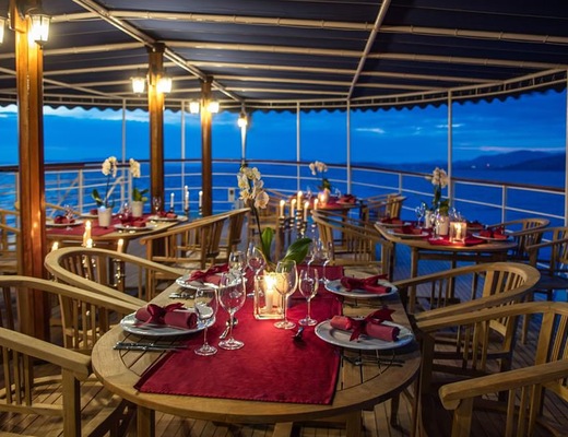 Cena al aire libre CroisiEurope