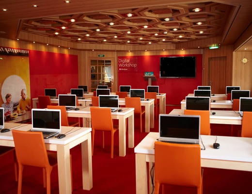 ms Oosterdam_internet workshop