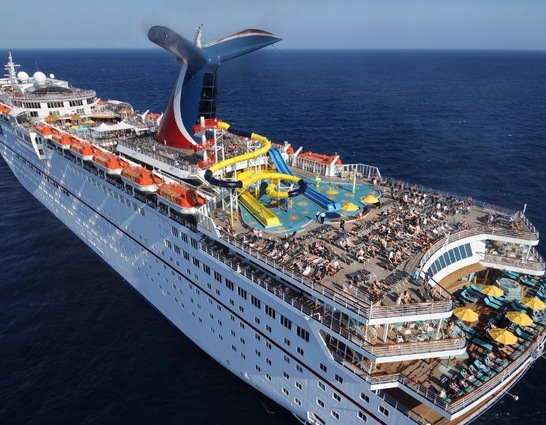 Carnival Breeze - Vista aerea
